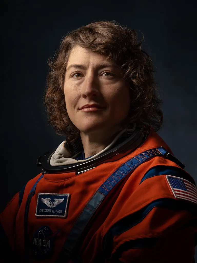 Portret van Christina Koch