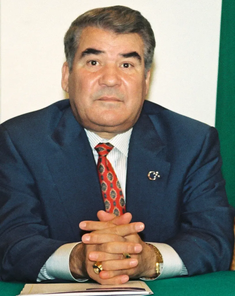 Portrait of Saparmyrat Nyýazow