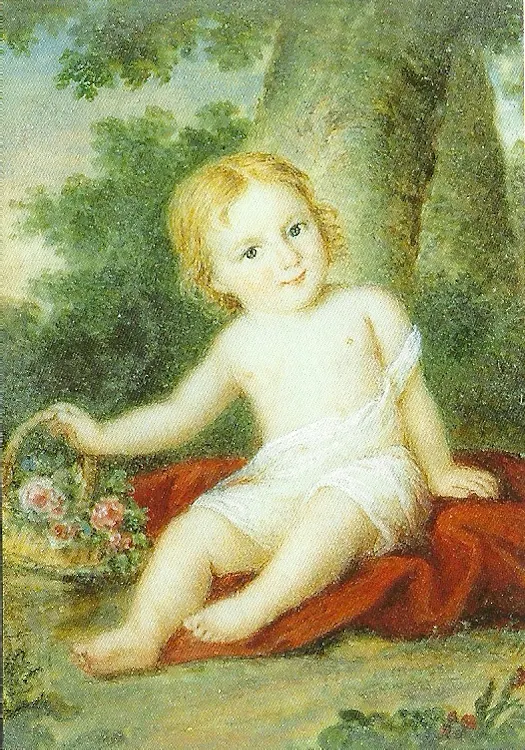 Portrait of Allegra Byron
