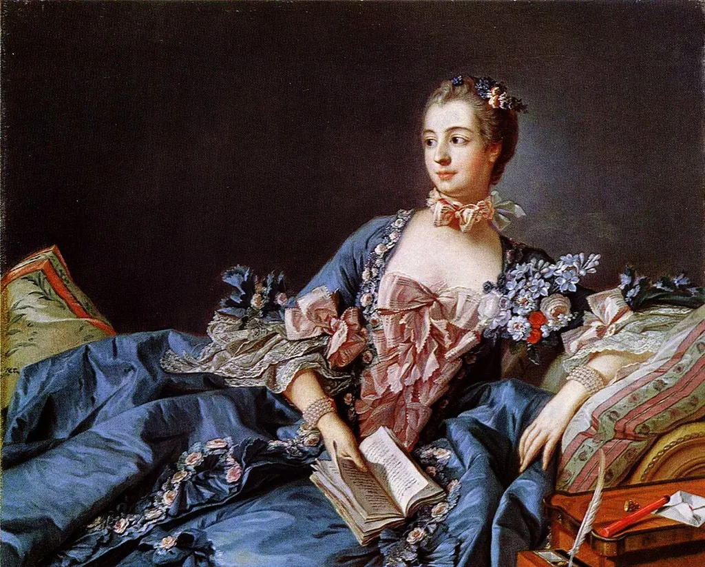 Portret van Madame De Pompadour