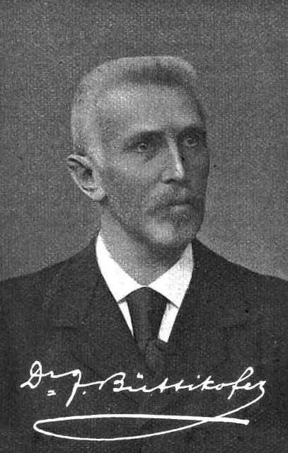 Portret van Johann Büttikofer