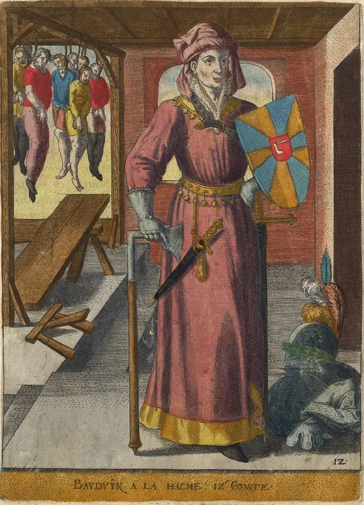 Retrato de Balduino Vii De Flandes