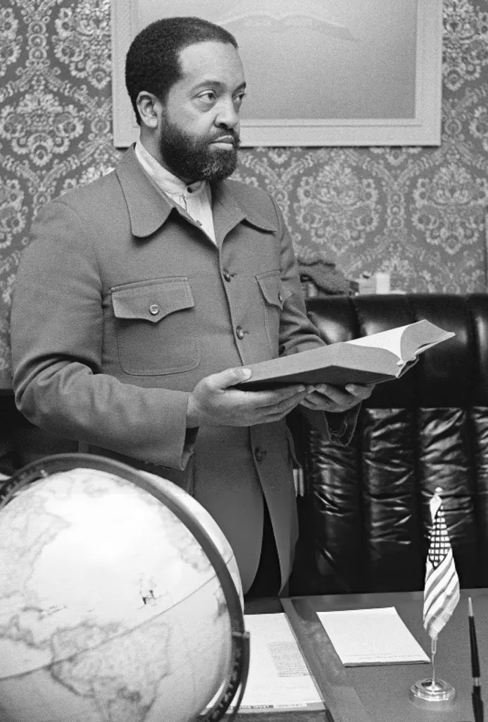 Portrait of Warith Deen Mohammed
