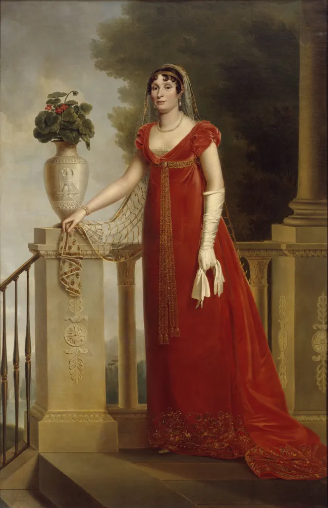 Portret van Elisa Bonaparte