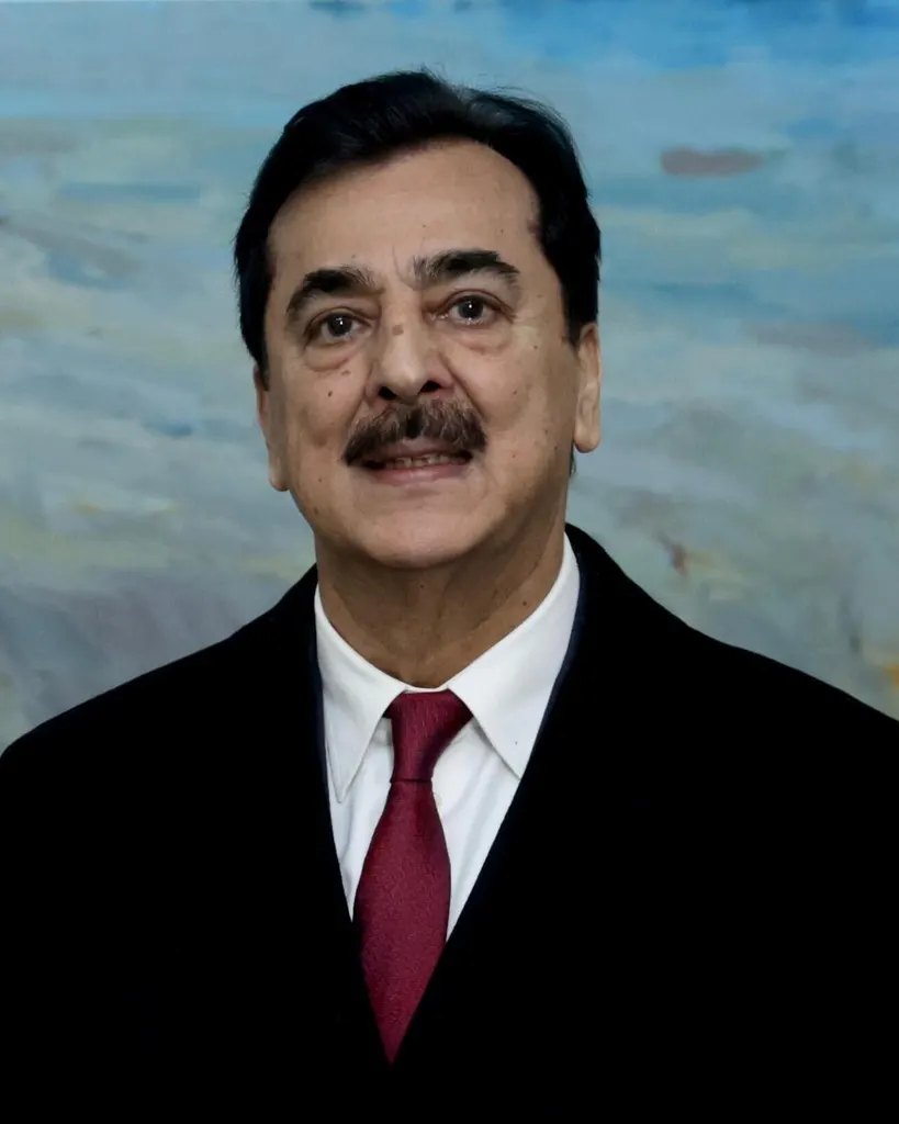Portrait of Yusuf Raza Gilani